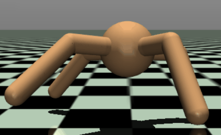 Example Mujoco Ant body.